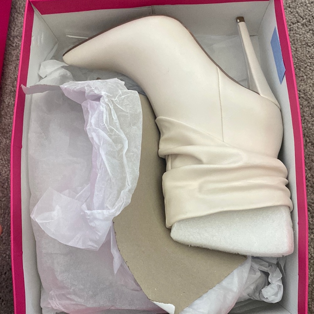 White booties